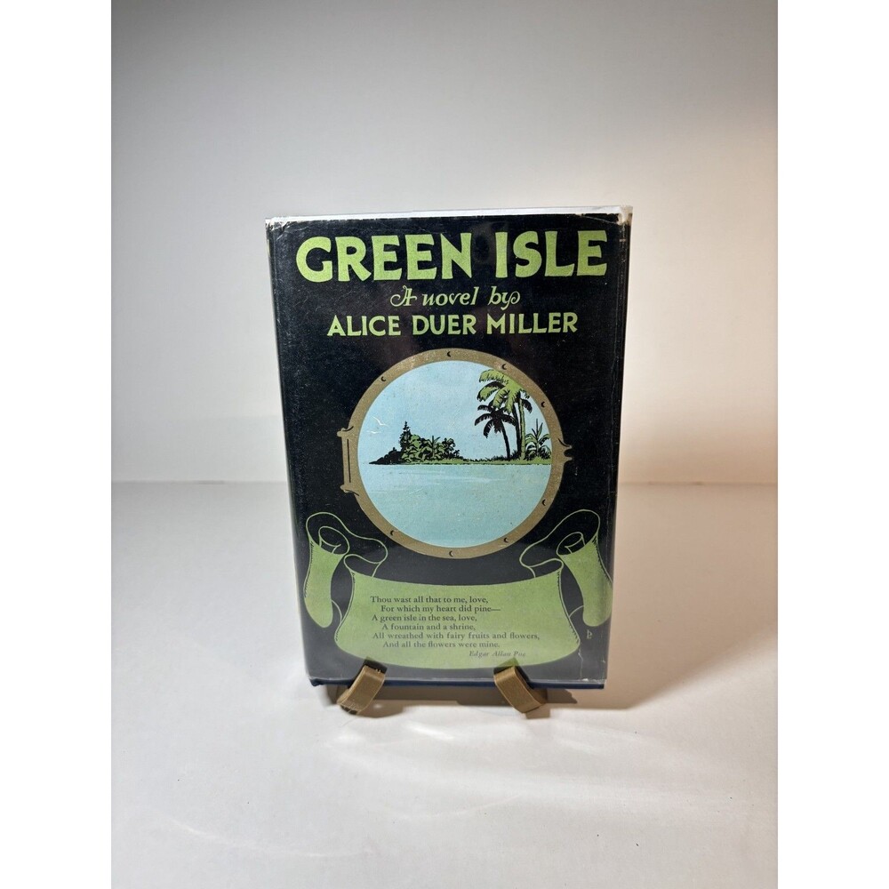 Vintage Romance Novel "Green Isles" By Alice Duer Miller 1930 HC/DJ